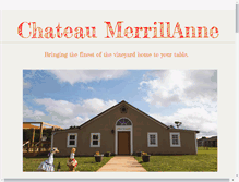 Tablet Screenshot of chateaumerrillanne.com
